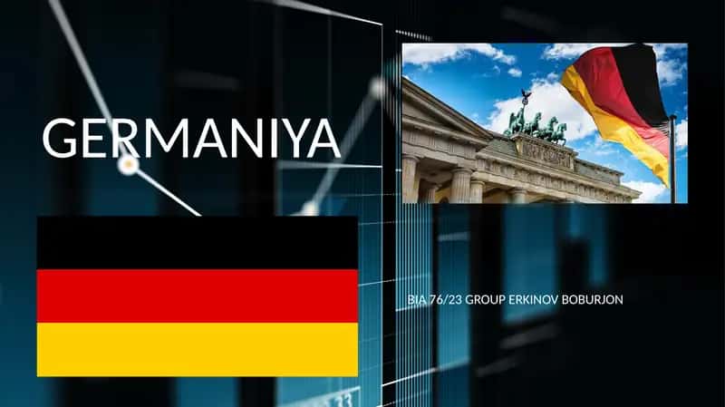 Germaniya iqtisodiyoti yalpi ichki maxsuloti bank tizmi