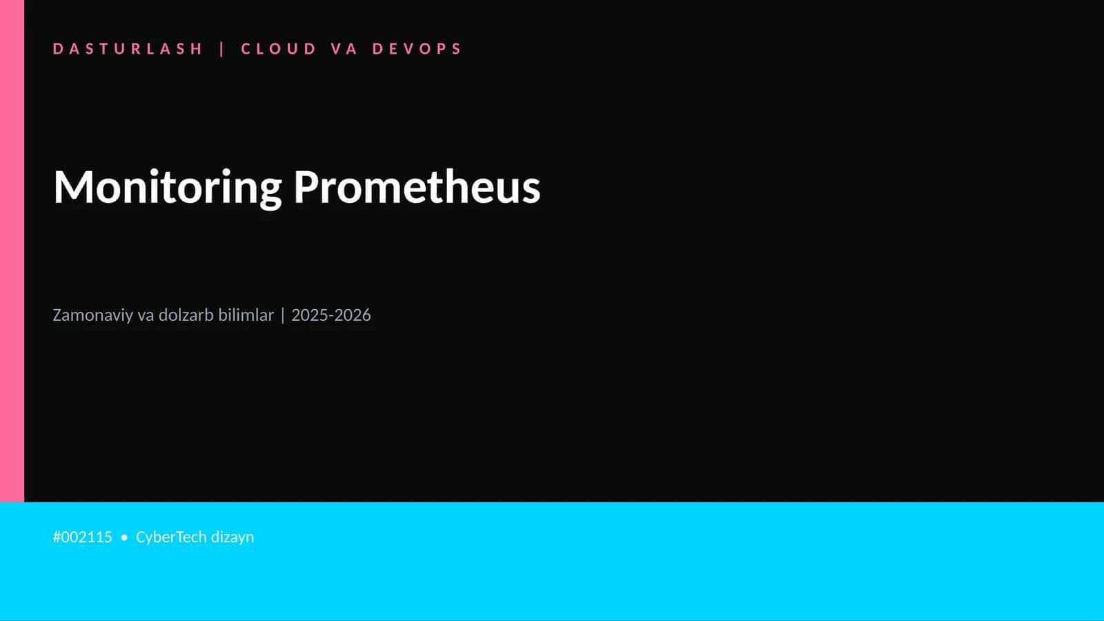 Monitoring Prometheus