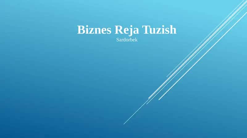 Biznes Reja Tuzish