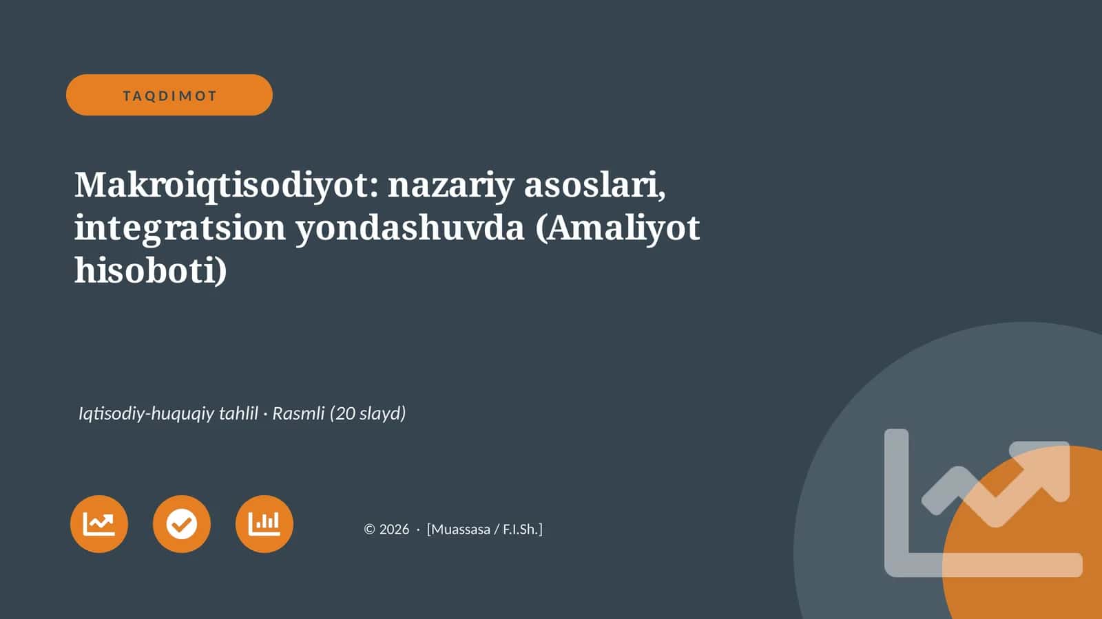 Makroiqtisodiyot: nazariy asoslari, integratsion yondashuvda