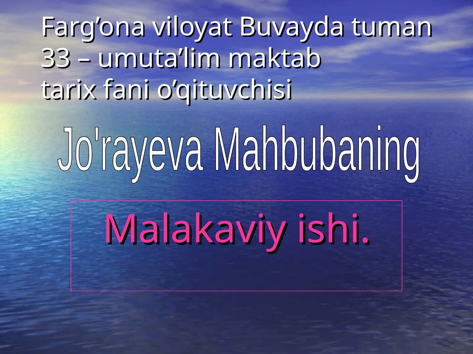 Qadimgi Tarix Sivilizatsiya Ibtidosi