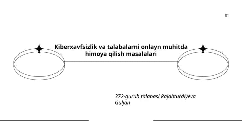 Kiberxavfsizlik va talabalarni onlayn muhitda himoya qilish masalalari