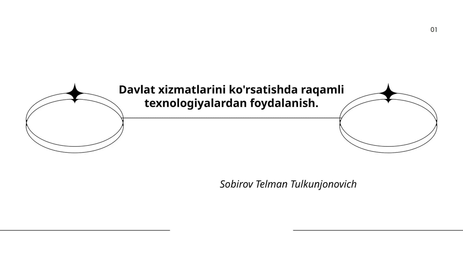 Davlat xizmatlarini ko'rsatishda raqamli texnologiyalardan foydalanish