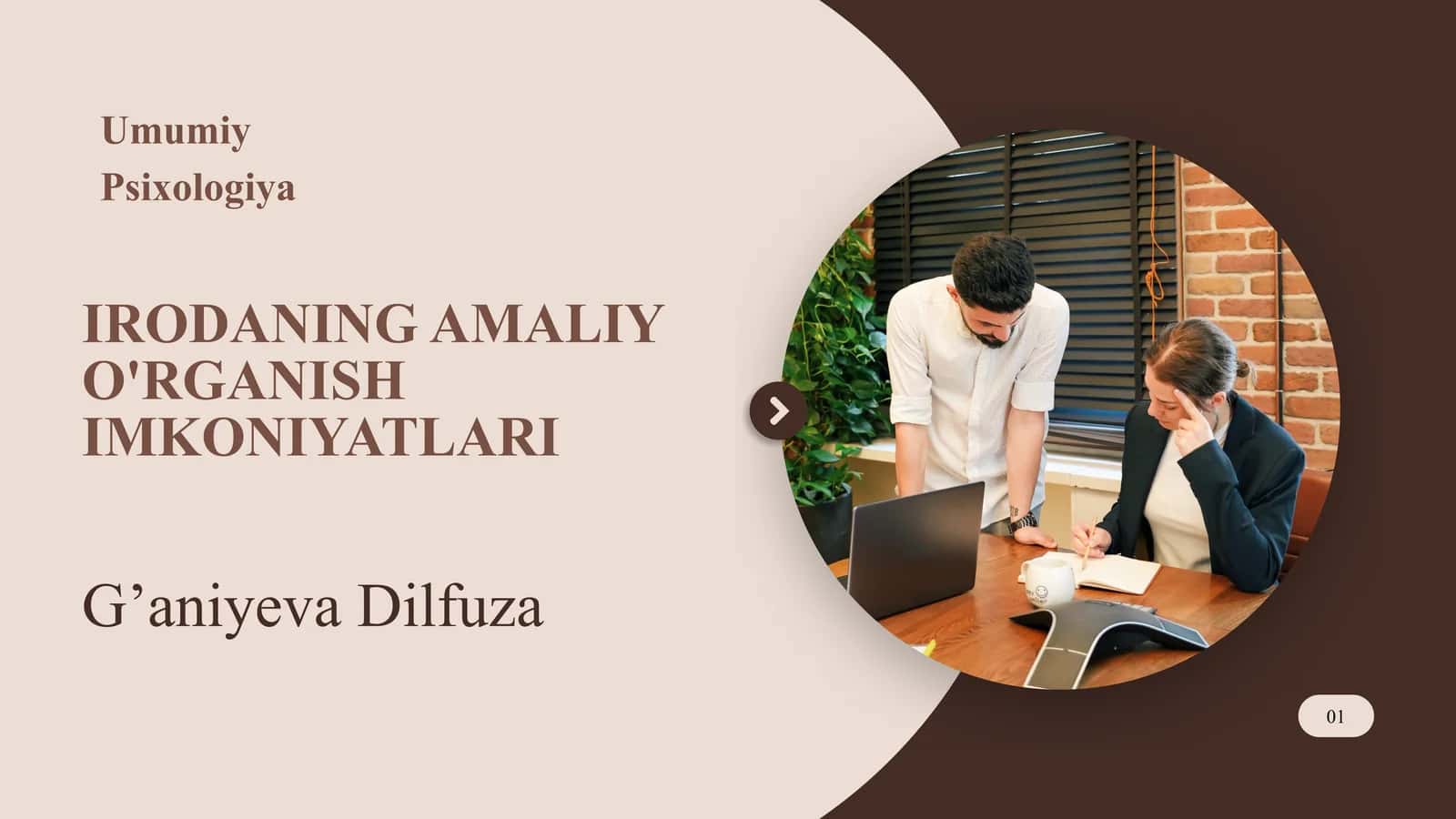 IRODANING AMALIY O'RGANISH IMKONIYATLARI