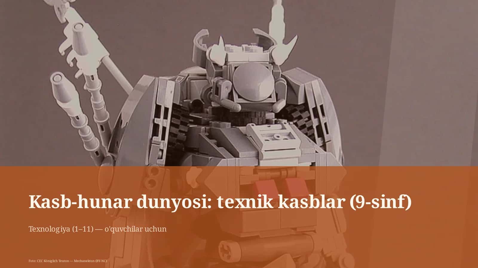 Kasb-hunar dunyosi: texnik kasblar (9-sinf)