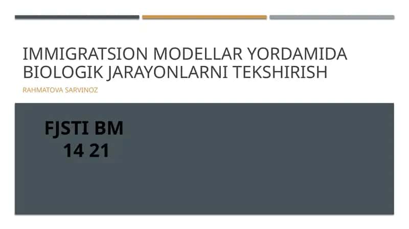 Biologik jarayonlarni statistik analiz qilish