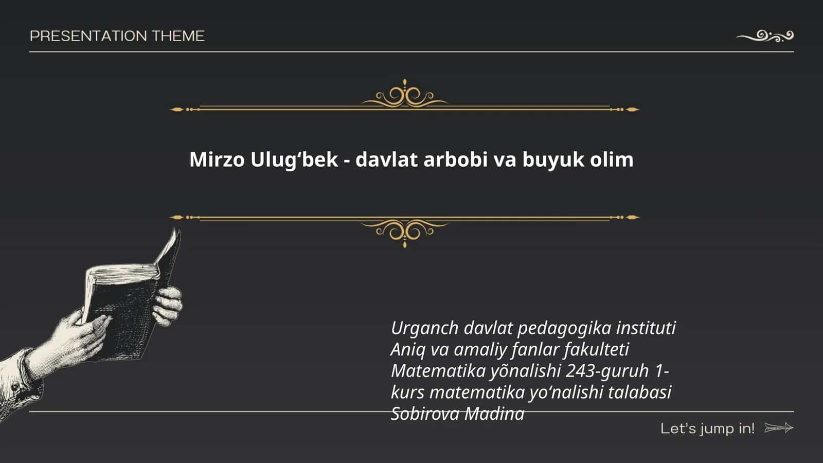 Aniq va amaliy fanlar fakulteti