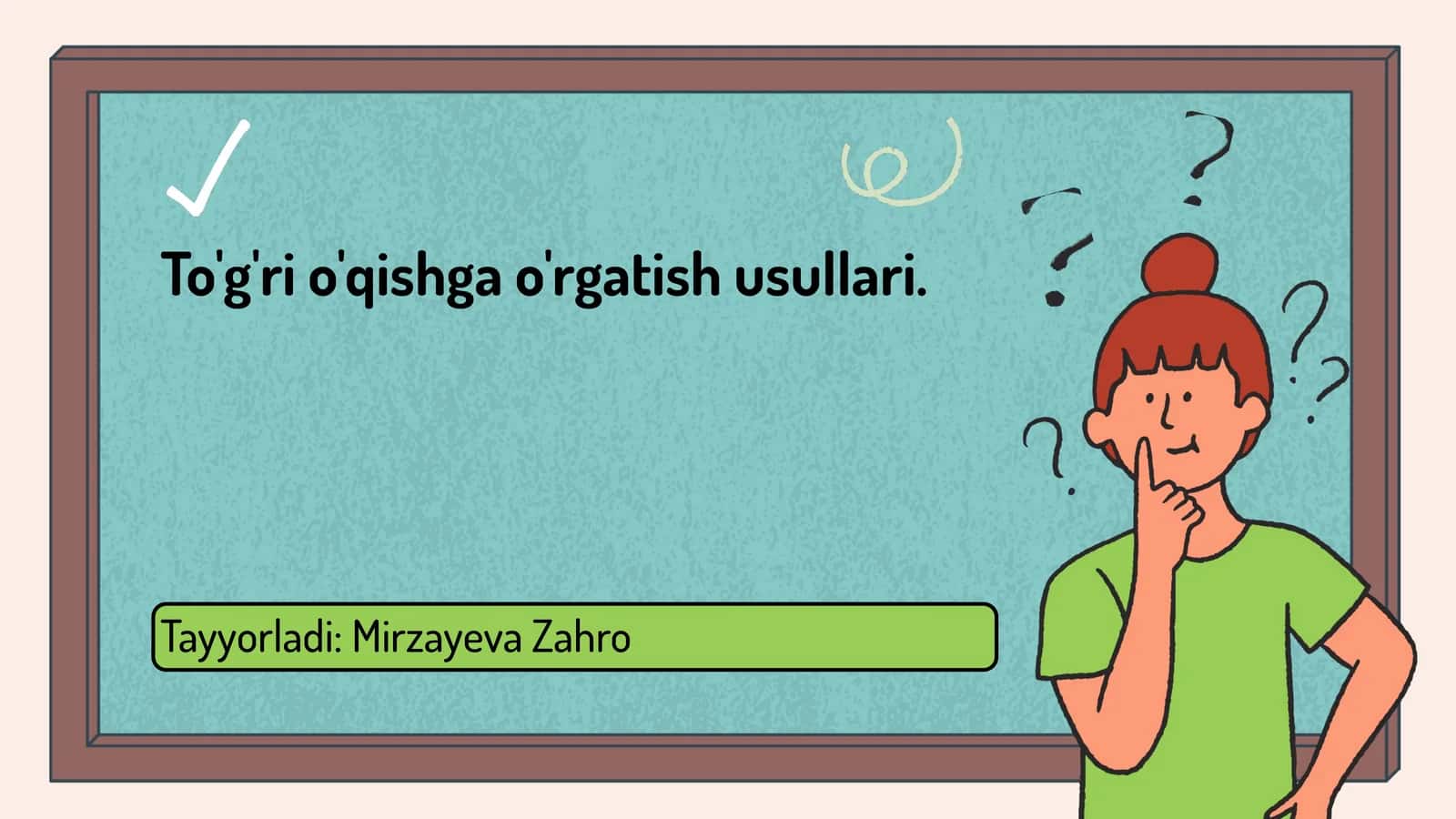 To'g'ri o'qishga o'rgatish usullari