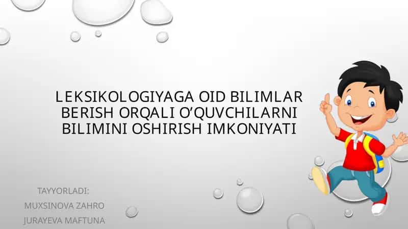 LEKSIKOLOGIYA