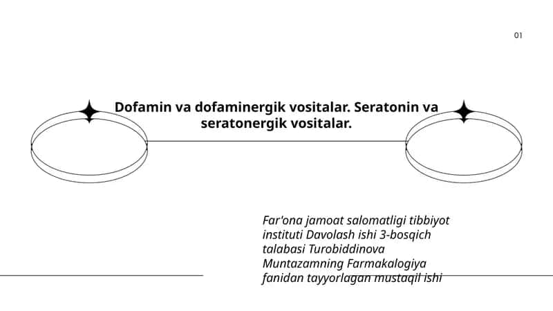 Dofamin va dofaminergik vositalar