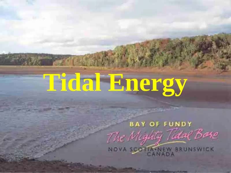 Tidal Energy