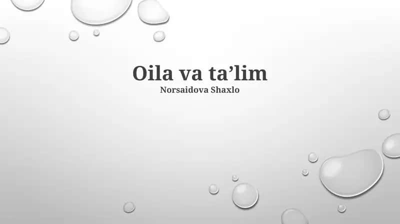 Neft va Ta'limdagi Texnologik Taraqqiyot