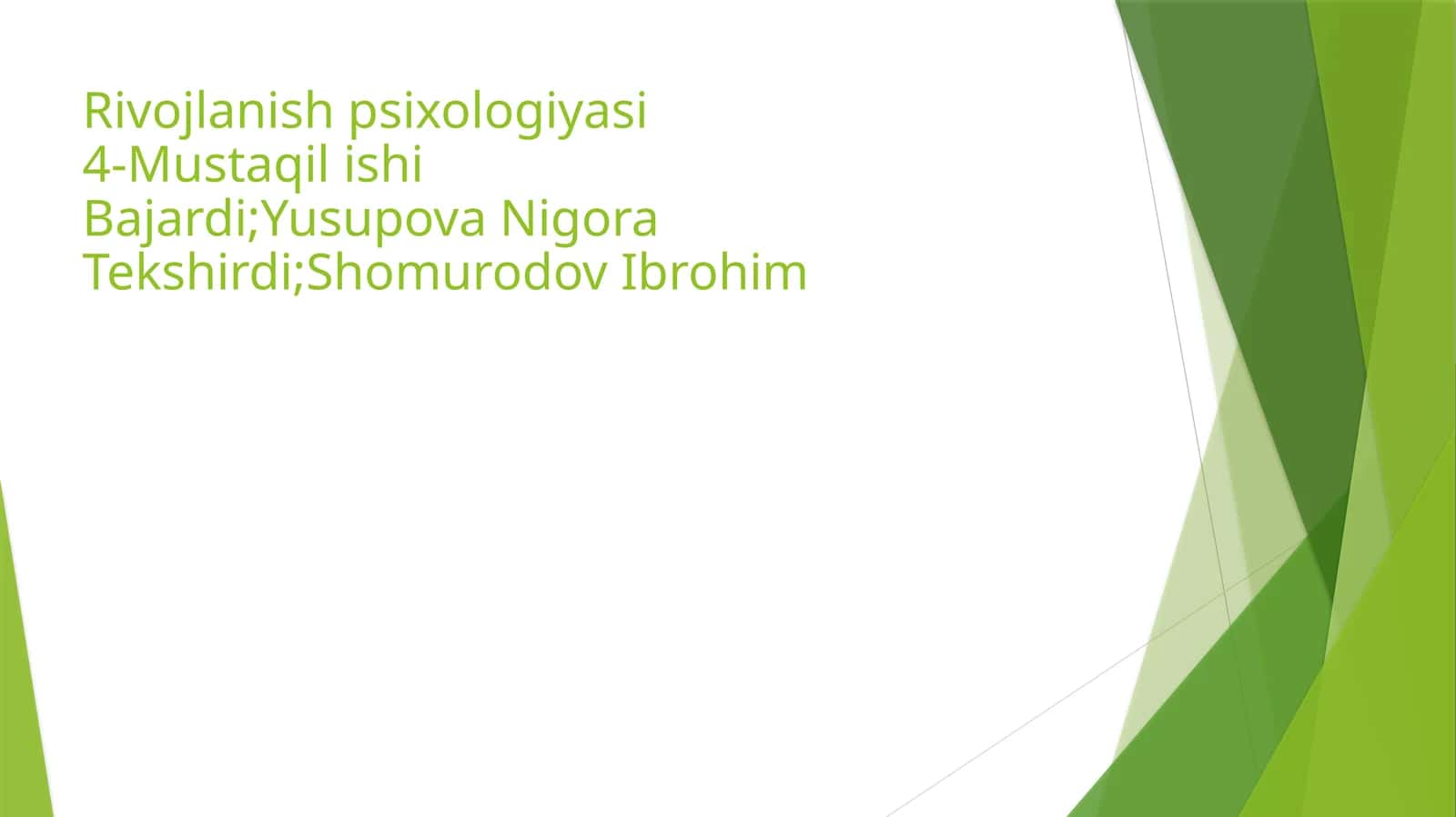 Kichik maktab yoshida rivojlanishning umumiy shart-sharoitlari