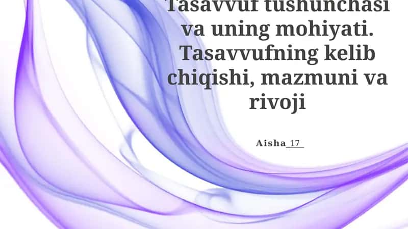 Tasavvuf
