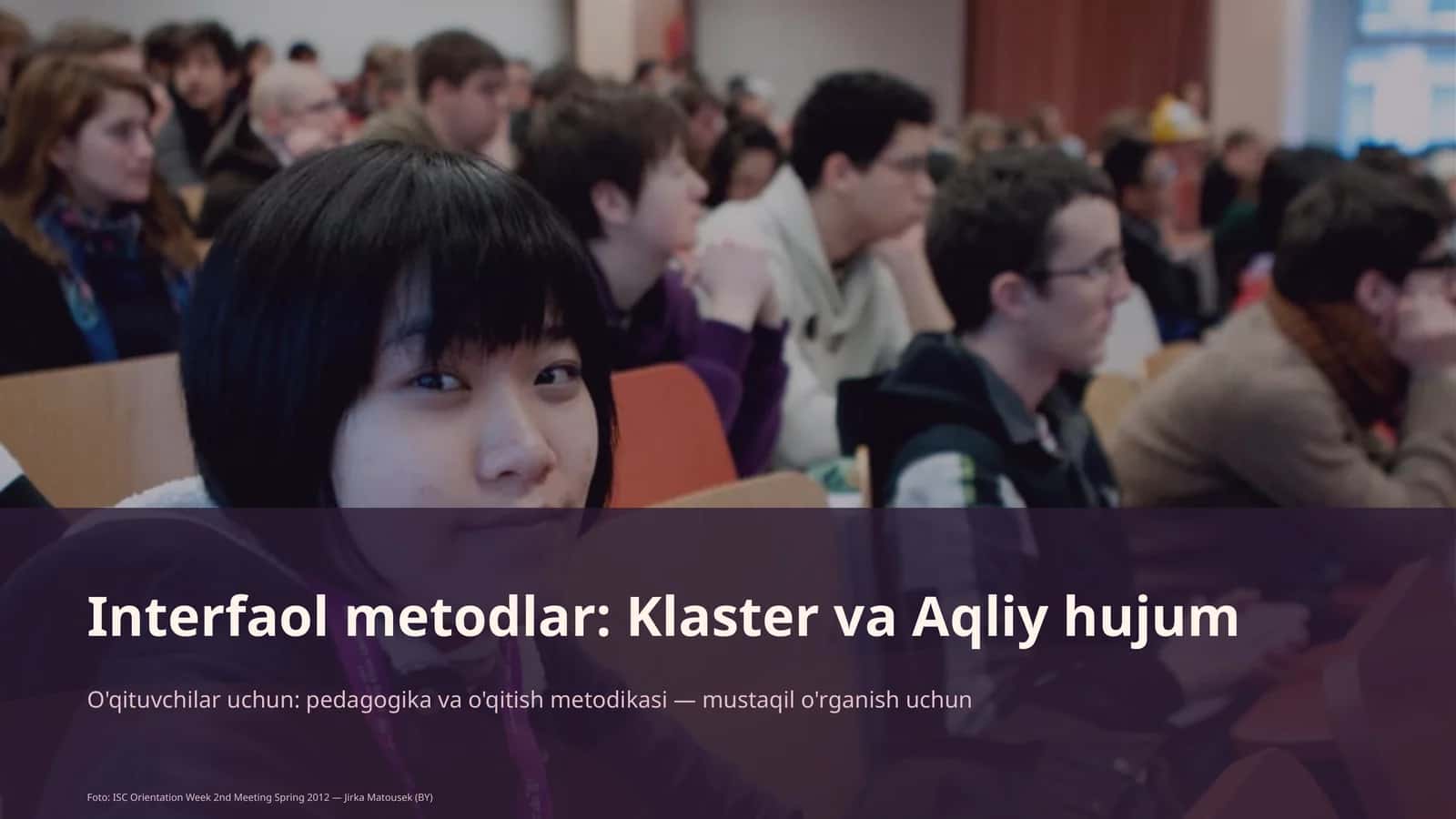 Interfaol metodlar: Klaster va Aqliy hujum