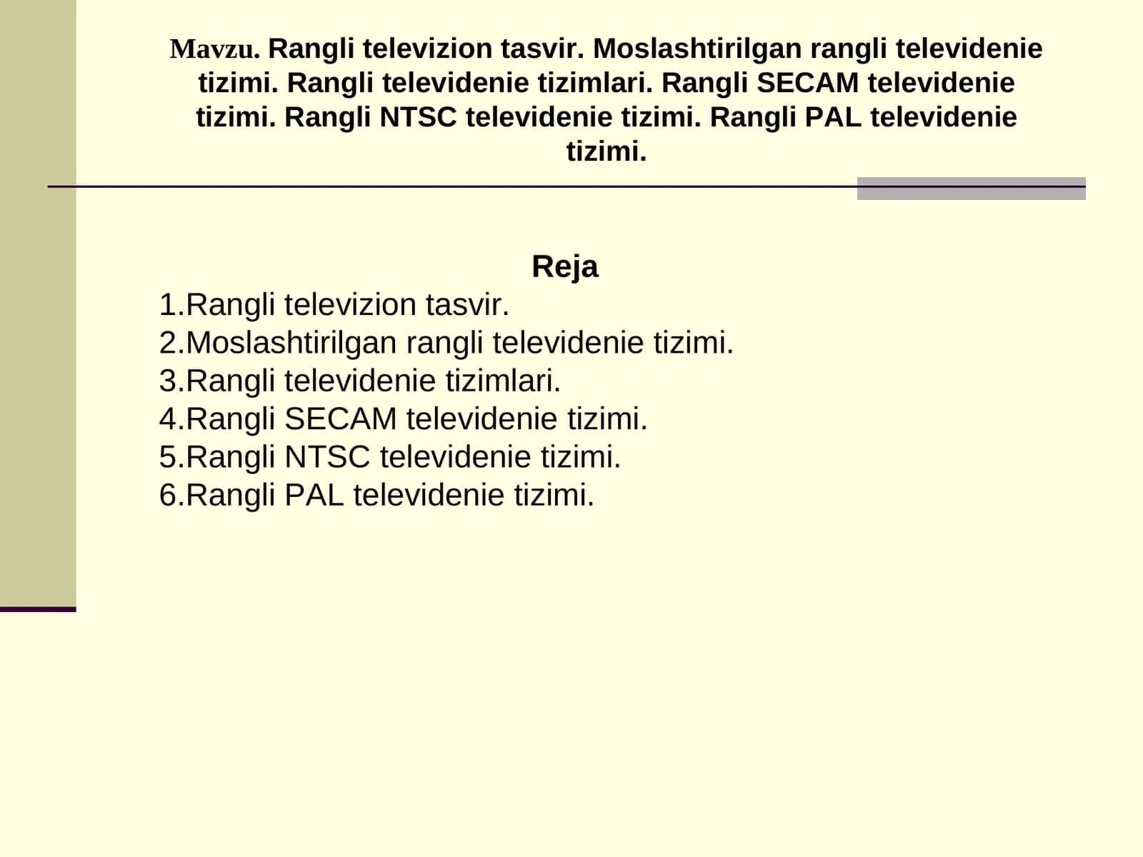 Rangli televizion tasvir