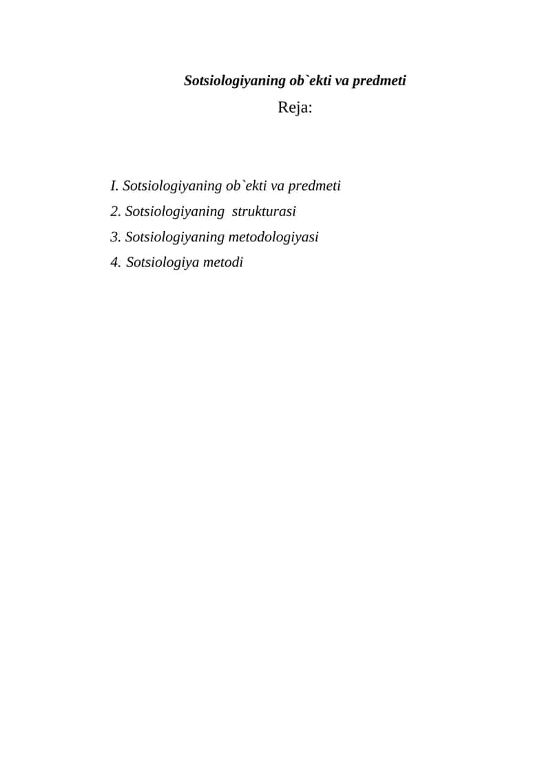 Sotsiologiya