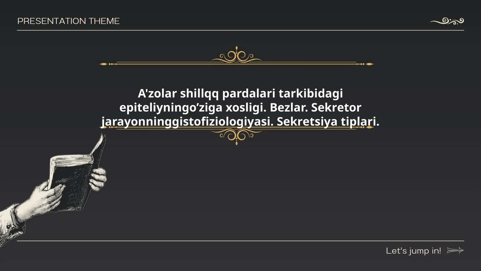 A'zolar shillqq pardalari tarkibidagi epitеliyningo’ziga xosligi