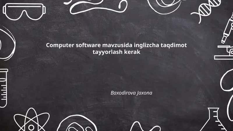 Computer software