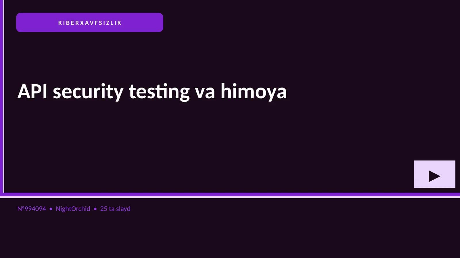 KIBERXAVFSIZLIK