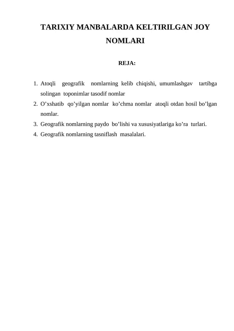 Geografik nomlar