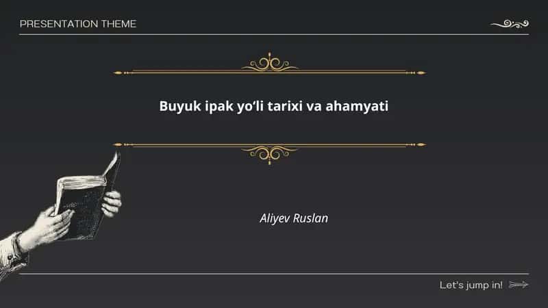 Buyuk ipak yoʻli tarixi va ahamyati