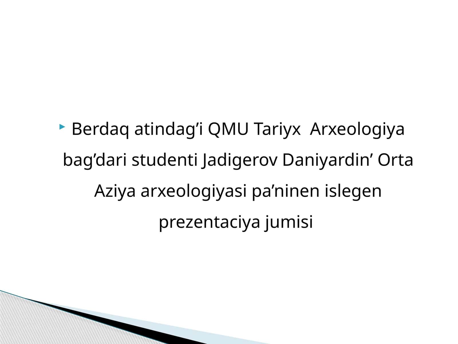 Tashkentu’lkesi Tawha’mestelikleri