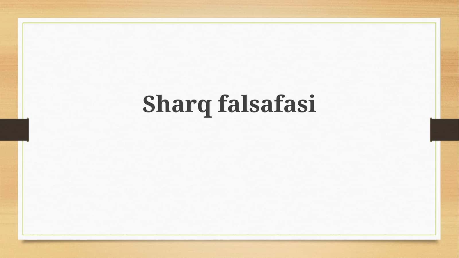 Sharqfalsafasi