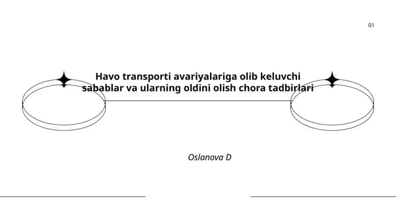 Havo transporti avariyalariga olib keluvchi sabablar va ularning oldini olish chora tadbirlari