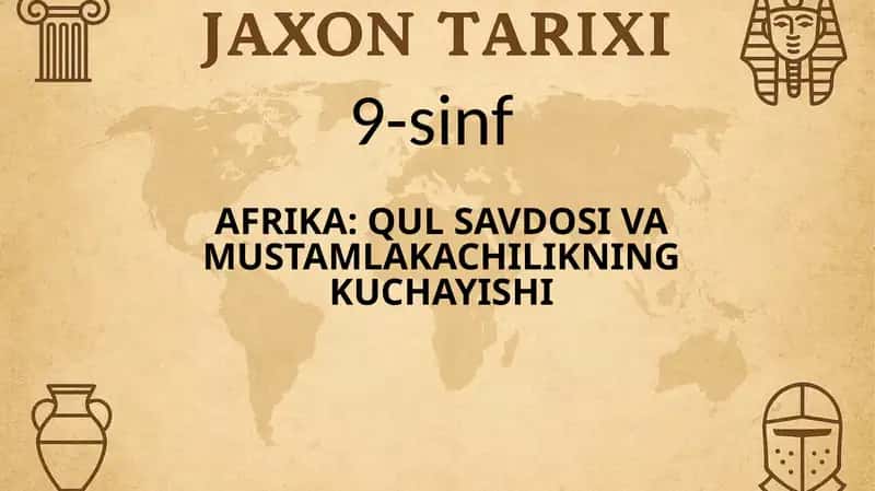 9-sinf jaxon tarixi.