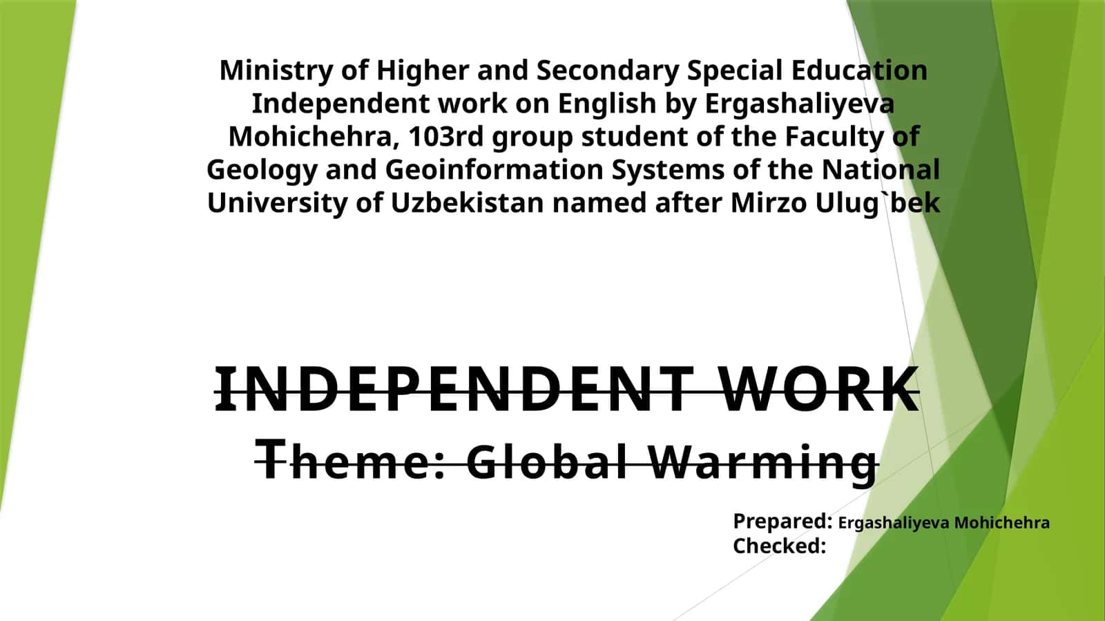 Global Warming