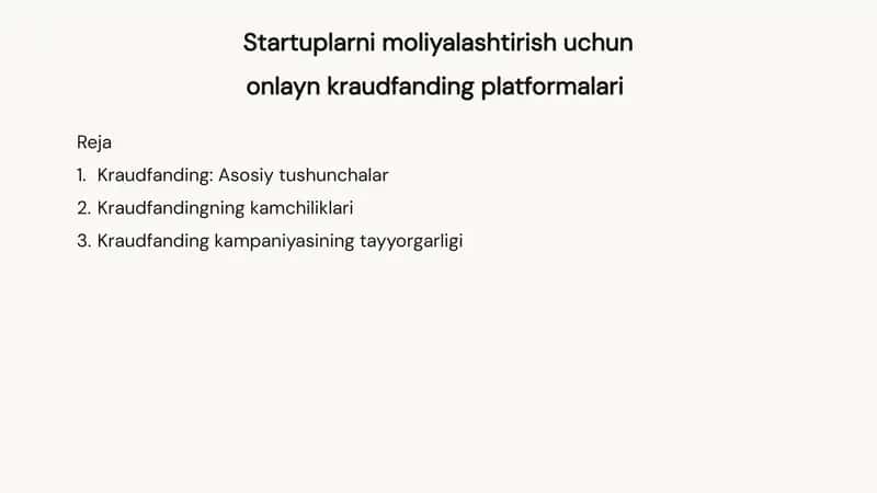 Kraudfanding Platformalari