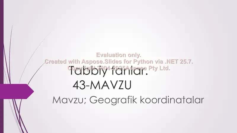 Geografik koordinatalar