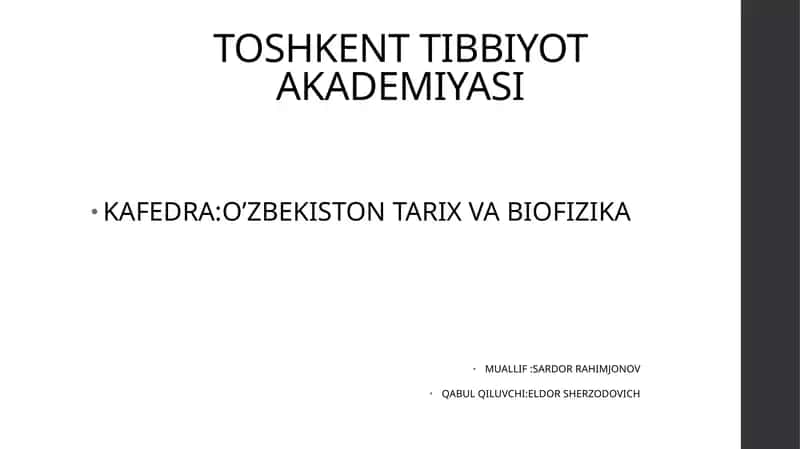 Qishloq xo’jaligi va sanoat sohasidagi o’zgarishlar