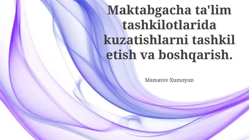 Kuzatuvning Maqsad va Vazifalari