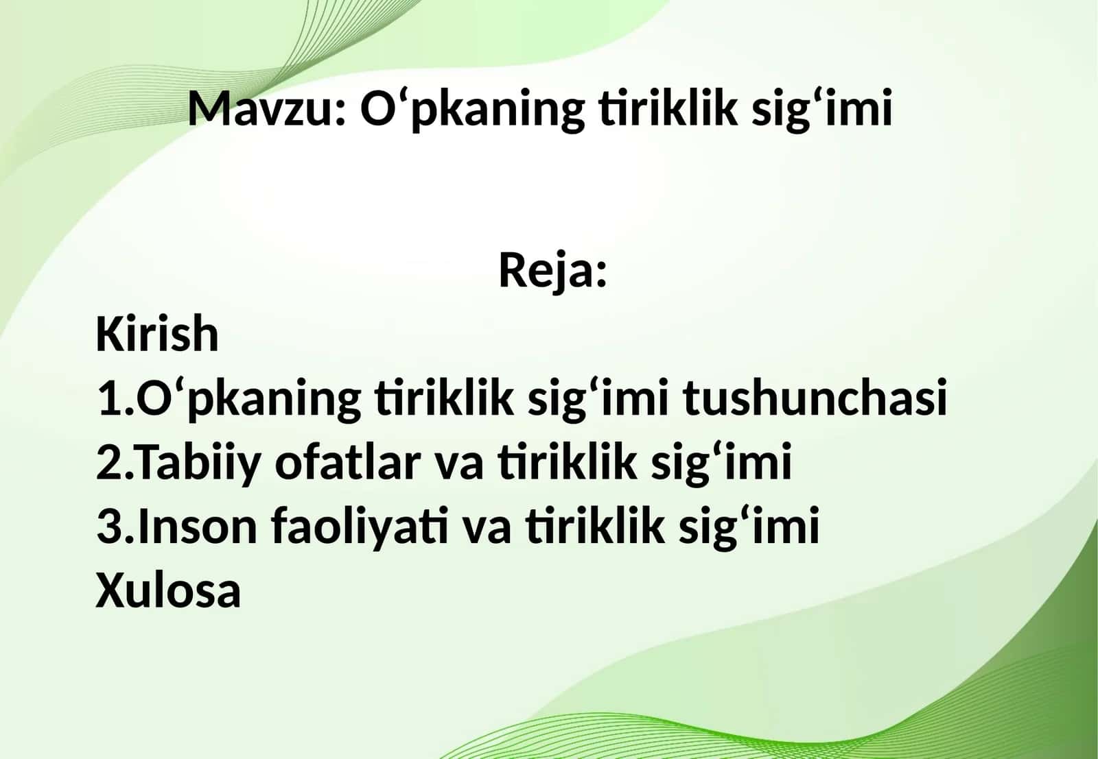 Oʻpkaning tiriklik sigʻimi