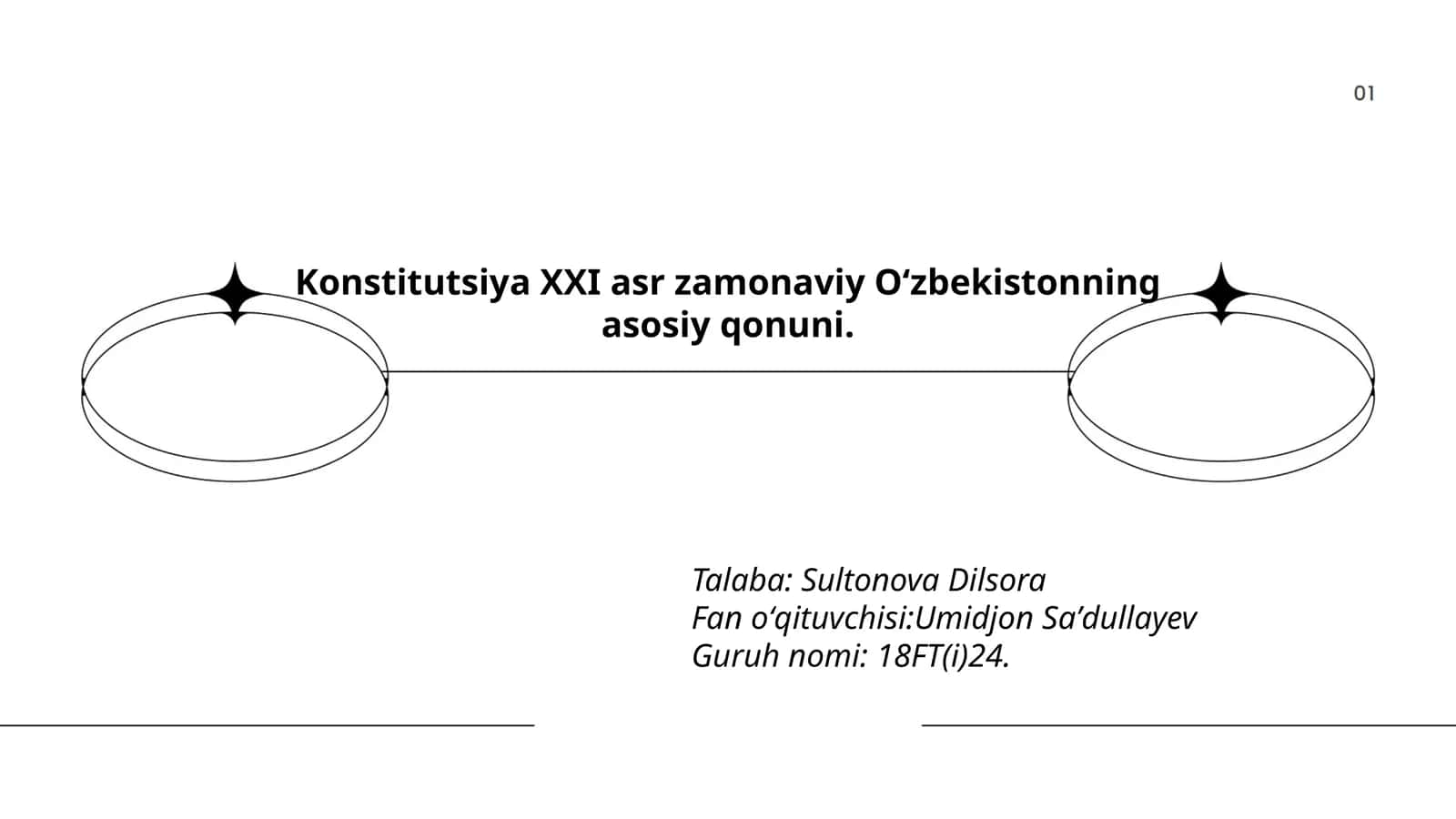 Konstitutsiya XXI asr zamonaviy Oʻzbekistonning asosiy qonuni
