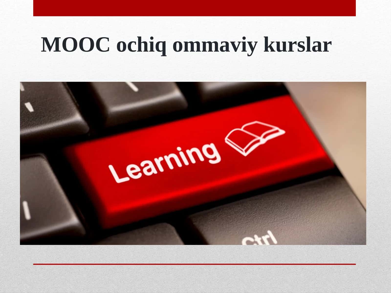 MOOC ochiq ommaviy kurslar