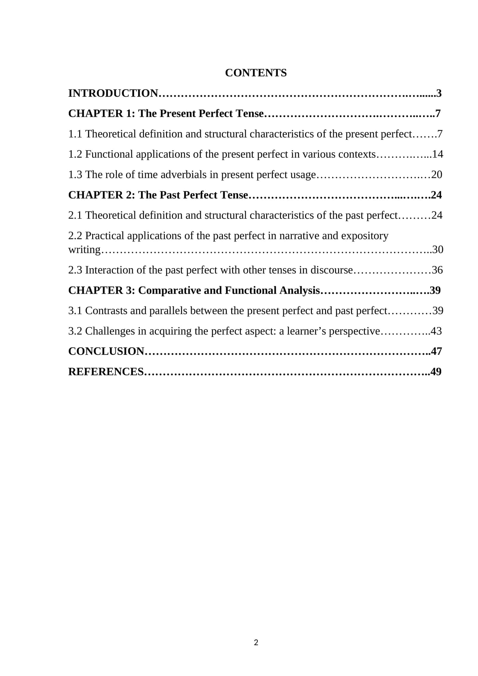 Comparative and Functional Analysis