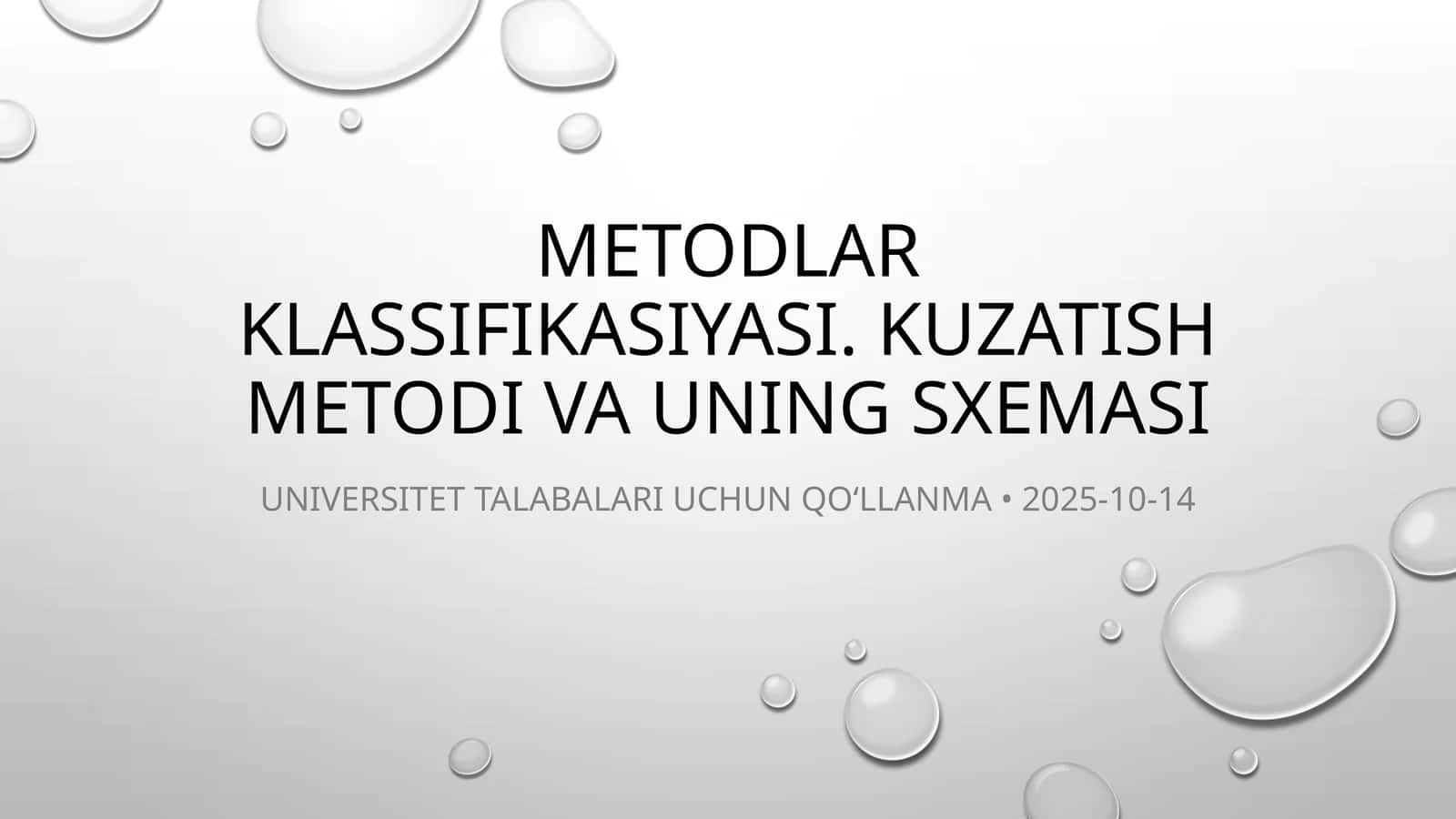 Psixologik tadqiqot metodlari klassifikasiyasi