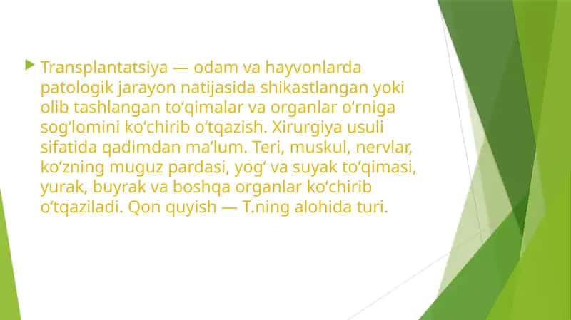 Transplantatsiya