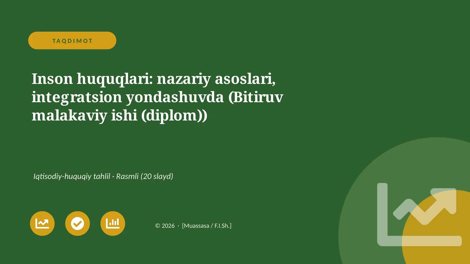 Inson huquqlari: nazariy asoslari, integratsion yondashuvda (Bitiruv malakaviy ishi (diplom))