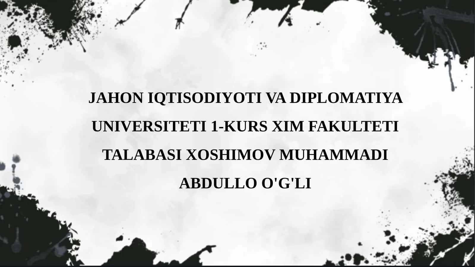 Soliq tizimi va uning iqtisodiyotga ta'siri