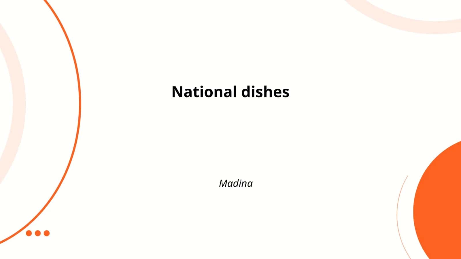National Dishes of Italy