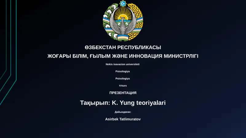 K. Yung teoriyalari