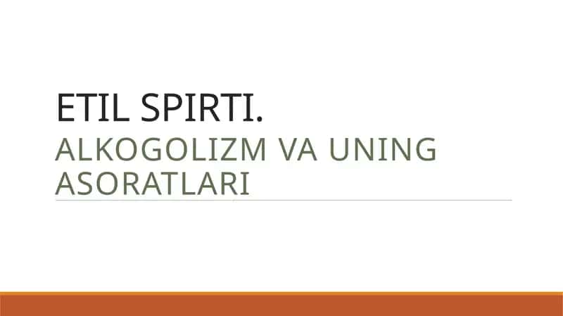 Etil spirti