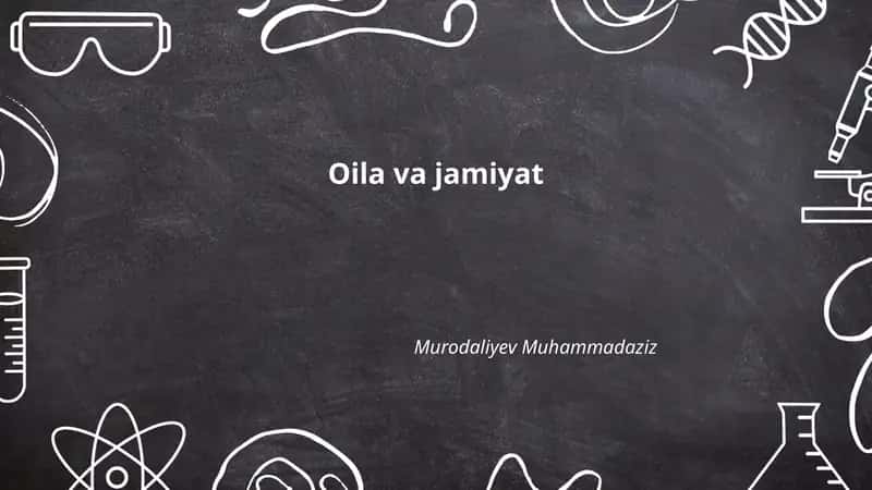 Oila va jamiyat