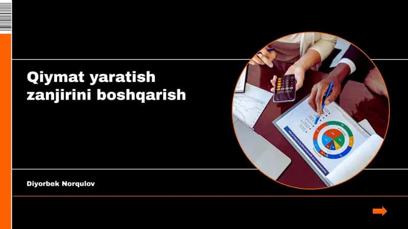 Qiymat yaratish zanjirini boshqarish