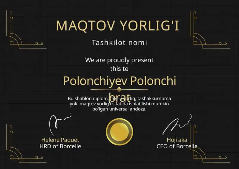 MAQTOV YORLIG'I