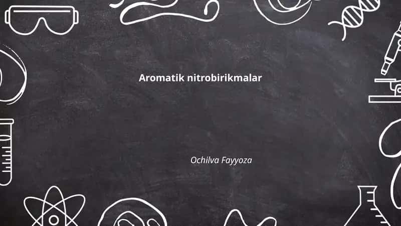 Aromatik nitrobirikmalar